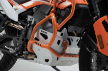 KTM 790 Adventure / R (19-), 890 Adv /R (20-) - spodní padací rámy oranžové, SW-Motech SBL.04.521.10001/EB