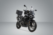 Triumph Tiger 900 GT (20-) - Sada horního nosiče s kufrem TRAX Adventure Černý kufr