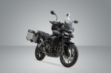 Triumph Tiger 900 (20-) - sada bočních kufrů TRAX Adventure 37/45 l. s nosiči stříbrné kufry