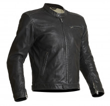 Halvarssons Idre - pánská kožená motocyklová bunda černá