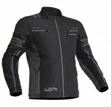 Lindstrands Lysvik Black - pánská textilní motocyklová bunda 