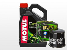 Motul 5100 4T 10W40 4 l. + HF204 olejový filtr ZDARMA 