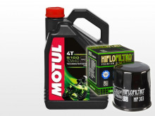 Motul 5100 4T 10W40 4 l. + HF303 olejový filtr ZDARMA 