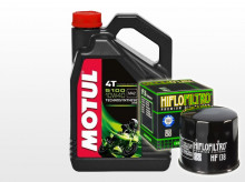 Motul 5100 4T 10W40 4 l. + HF138 olejový filtr ZDARMA 