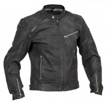 Halvarssons SANDTORP Black - kožená motocyklová bunda 