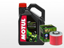 Motul 5100 4T 10W40 4 l. + HF145 - ZDARMA olejový filtr Hiflofiltro 