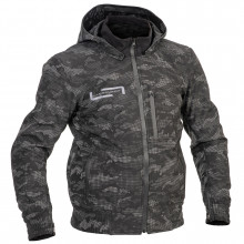 Lindstrands FRISEN Camo Reflective - pánská textilní motocyklová bunda maskáč