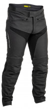 Lindstrands SANDEN PANTS black - kožené kalhoty sportovního střihu 