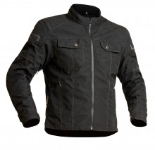 Lindstrands Lugnet Black - pánská textilní motocyklová bunda 