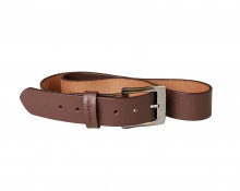 Halvarssons Leather BELT kožený opasek hnědý 