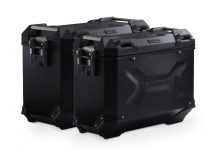 Honda X-ADV 750 (20-) - sada bočních kufrů TRAX Adventure 45/37 l. s nosiči Černé kufry 