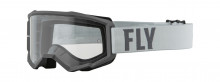 Brýle Focus, Fly Racing - USA (šedá, čiré plexi) 