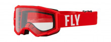 Brýle Focus, Fly Racing - USA (bílá/červená čiré plexi) 37-51145