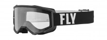 Brýle Focus, Fly Racing - USA (černá/bílá, čiré plexi) 