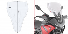 Yamaha Tracer 7 (20-) - čiré plexi Givi D2148ST 