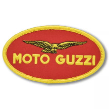 Nášivka Moto Guzzi oval 9 x 5 cm 