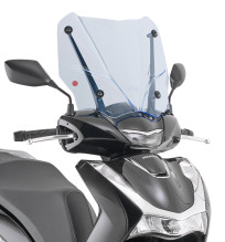 Honda SH 125/150 (20-) - čiré/modré plexi Givi D1181BL - montáž na orig. úchyty 