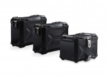 Adventure set hliníkových kufrů TRAX ADV černé provedení pro verzi bez originálního horního nosiče BMW R 1200 GS LC (13-)