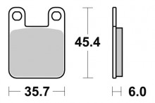 Brzdové destičky SBS 559HF 