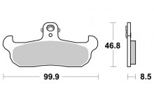 Brzdové destičky SBS 608HF 