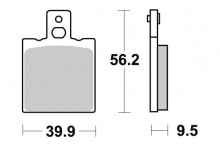 Brzdové destičky SBS 646HF 