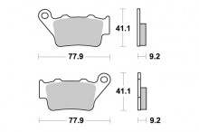 Brzdové destičky SBS 675LS 