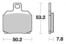 Brzdové destičky SBS 730LS 