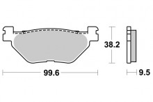 Brzdové destičky SBS 769LS 