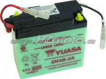 Motobaterie Yuasa 6N4B-2A 6V 4Ah 