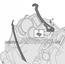 BMW F 700 GS (13-) montážní sada pro plexi Givi 5107DT 