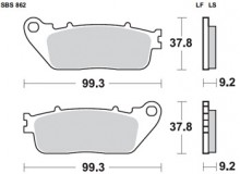 Brzdové destičky SBS 862LS 