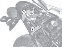 Honda Integra 700 (12-) kit pro samostatnou montáž bočních nosičů Givi 