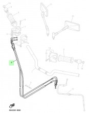 Yamaha XJR 1300 (02-06) - Plynová lanka 5EA-26302-11 